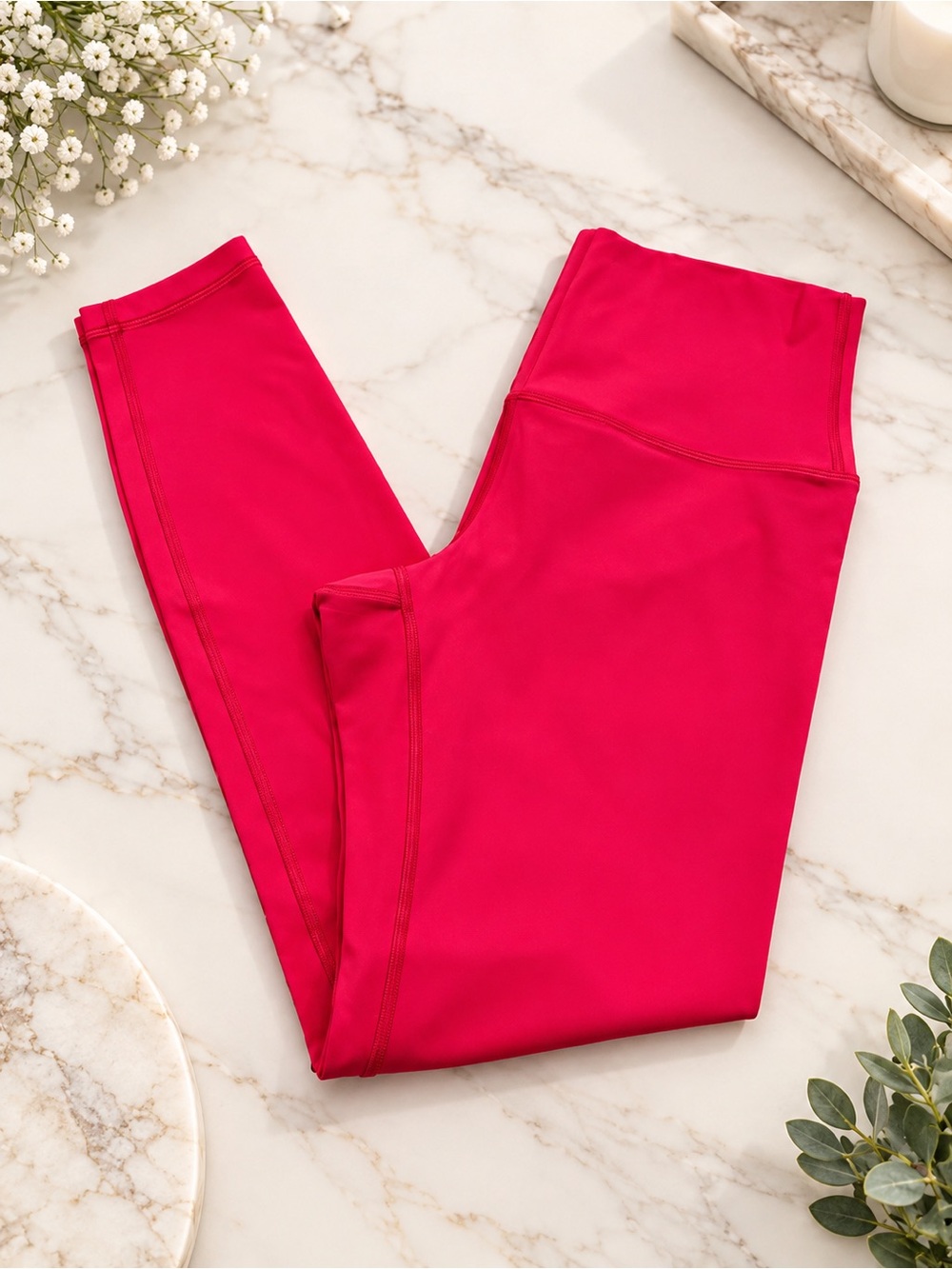 CRZ YOGA Kids Performance Leggings in Hot Pink